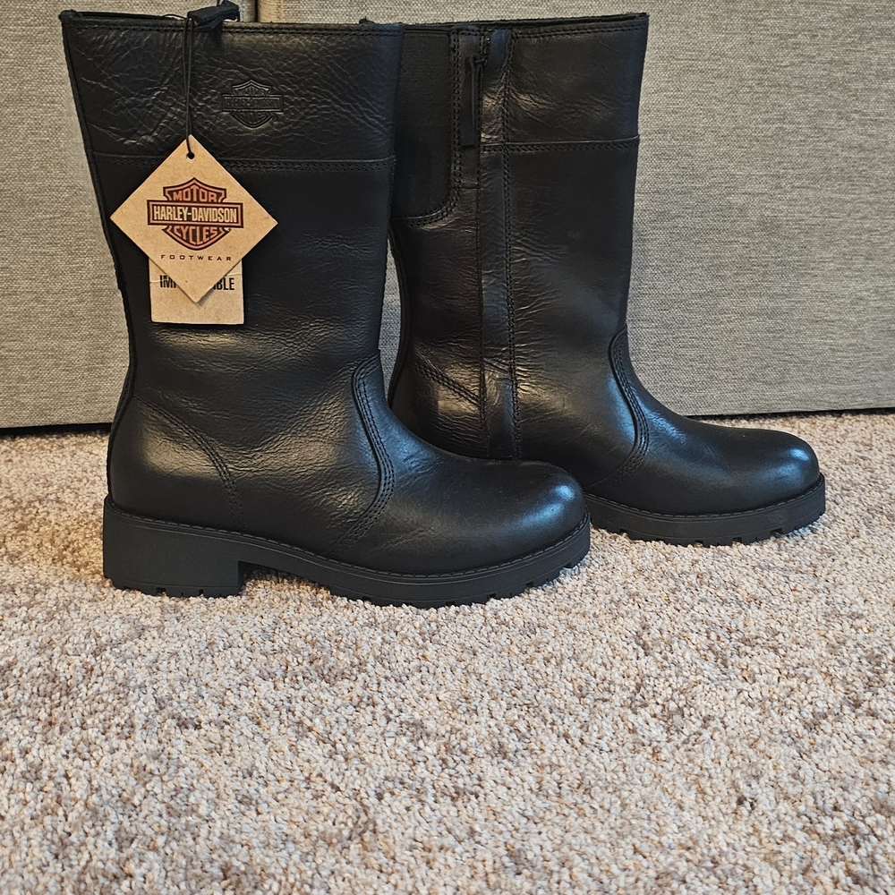 Woman Harley Davidson Riding Boots